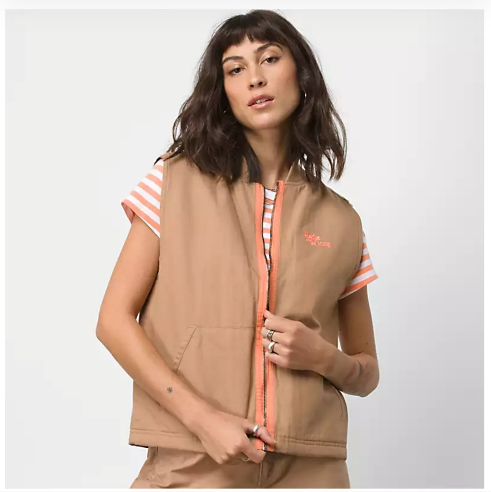 VANS Lizzie Armantoβ Vest sz Medium NWT